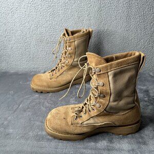 Bates US Army Desert Combat Boots Gore-Tex Vibram Sole Tan Mens Size 7W Gorpcore
